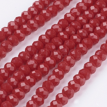 Imitation Jade Glass Bead Strands GLAA-F001-3x2mm-29-1