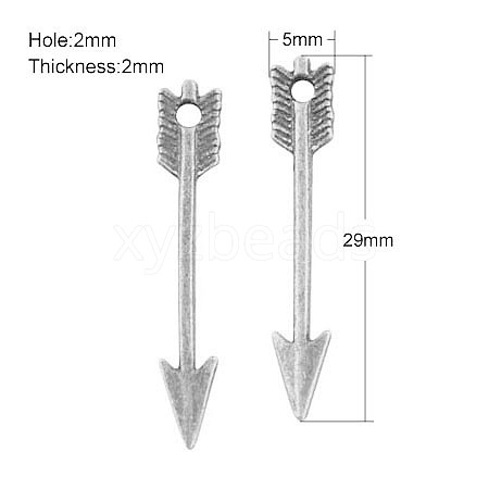 Tibetan Style Alloy Pendants TIBEP-A21211-AS-LF-1