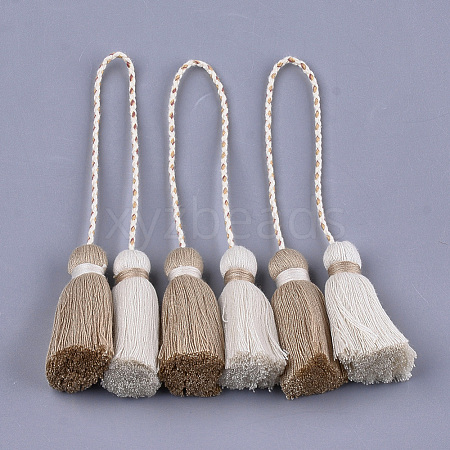 Polycotton(Polyester Cotton) Tassel Big Pendant Decorations FIND-S302-01T-1