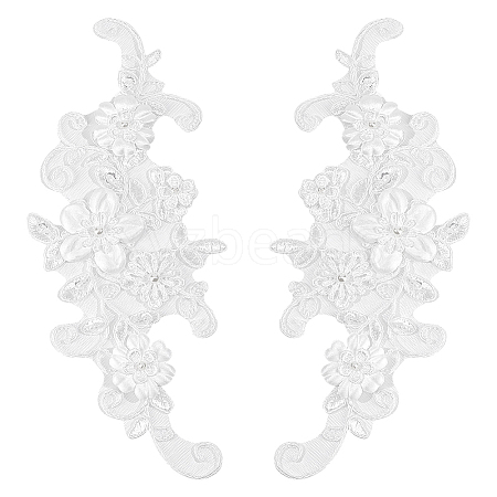 Polyester Ornament Accessories PATC-WH0008-103-1
