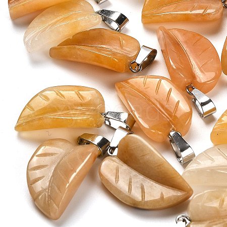 Natural Topaz Jade Pendants G-B127-01P-06-1