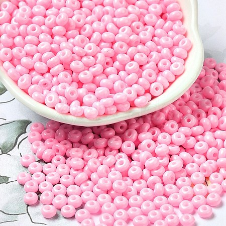 Baking Paint Glass Seed Beads SEED-B001-02A-15-1