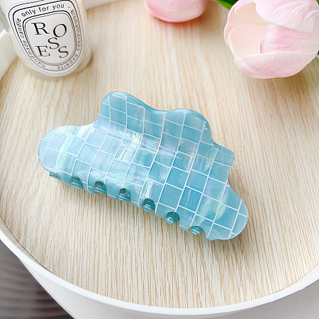 Cloud Shape PVC Claw Hair Clips PW-WG317C9-04-1