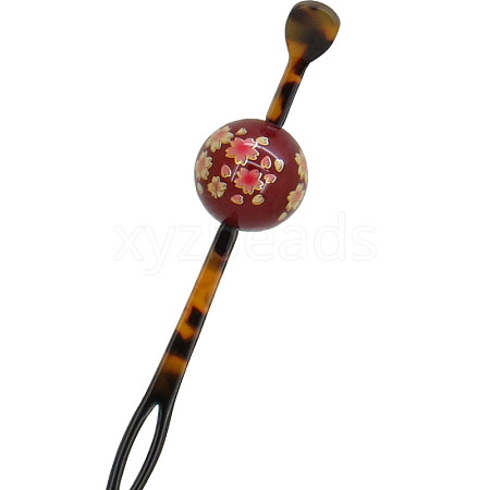 Flower Acrylic Hair Sticks PW-WG8582E-04-1