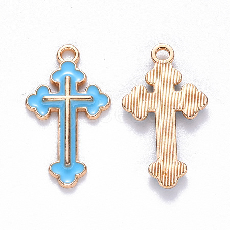 Alloy Enamel Pendants X-ENAM-S121-059B-1