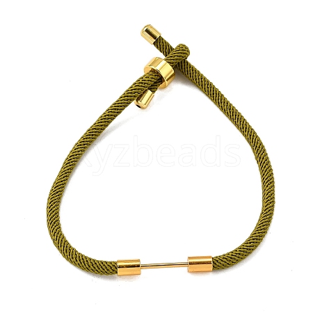 Braided Nylon Cord Bracelet Making MAK-A017-D03-13G-1