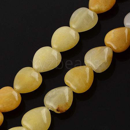 Natural Topaz Jade Bead Strands G-R190-08-1