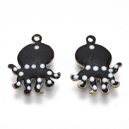 Alloy Enamel Charms PALLOY-S174-14A-1