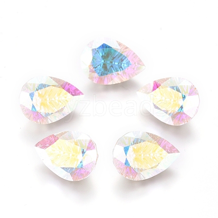 K9 Glass Rhinestone Cabochons RGLA-G015-A02-001AB-1