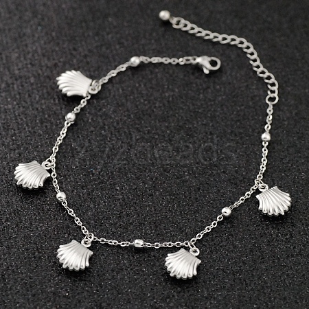 Bohemia Style Ocean Theme 304 Stainless Steel Anklets WG73A42-07-1