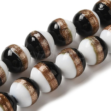 Lampwork Beads Strands LAMP-E036-07F-1