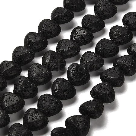 Natural Lava Rock Beads Strands G-G175-D15-01-1