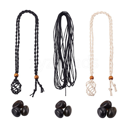 DIY Stone Beads Braided Bracelet Making Kit DIY-CF0001-11-1