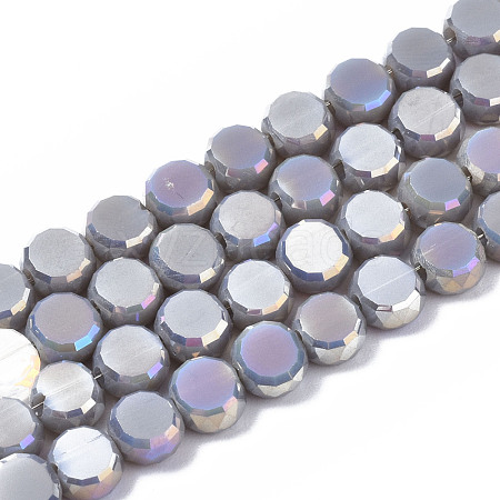 Electroplate Glass Beads Strands EGLA-Q125-002-A01-1