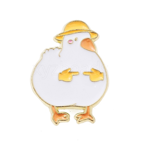 Duck Alloy Enamel Pins JEWB-Z025-02C-1