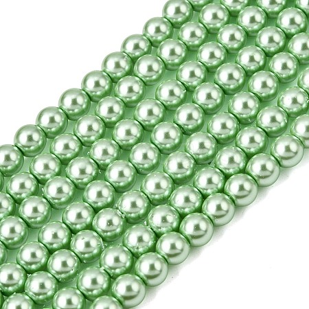 Eco-Friendly Glass Pearl Beads HY-J002-6mm-HX066-1