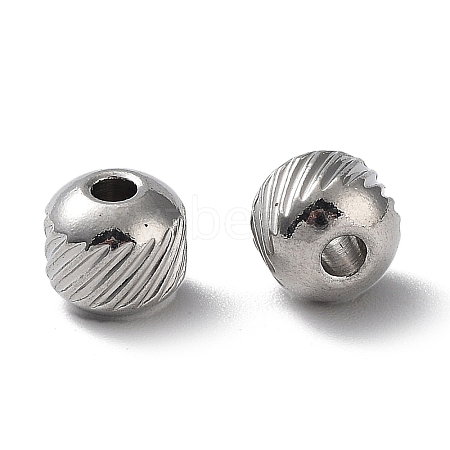 303 Stainless Steel Beads STAS-Q302-03C-P-1