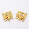 Brass Filigree Box Clasps KK116-G-1