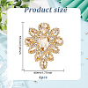 Teardrop Shape Alloy Rhinestone Appliques FIND-FG0002-19A-2