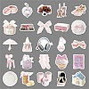 50Pcs Butterfly PET Stickers PW-WGDDB71-01-5