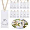 12Pcs Paper Seat Reserved Sign Hanging OFST-WH0004-095A-1