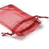 30Pcs 4 Styles Rectangle Organza Bags Jewellery Storage Pouches Wedding Favour Party Mesh Drawstring Gift OP-FS0001-01A-6