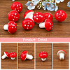 Mini Foam Imitation Mushroom Model DJEW-WH0039-35B-4