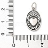 925 Sterling Silver Pendants STER-R008-04AS-06-3