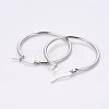 304 Stainless Steel Hoop Earrings EJEW-WH0002-03A-P-2