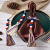 Crafans 4Pcs 2 Style Independence Day Theme Hemp Rope Tassels Pendant Decorations HJEW-CF0001-19-16