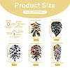 Biyun DIY Monstera Leaf Dangle Earring Making Kits DIY-BY0001-38-11