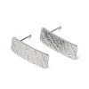 Non-Tarnish 304 Stainless Steel Stud Earring Finding STAS-B034-06P-1