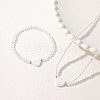 Glass Beaded Stretch Bracelets & Beaded Necklaces SS0956-3-2