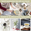 AHADEMAKER 3Pcs 3 Style Paper Ceramic Decals DIY-GA0004-38-5