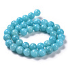 Natural Mashan Jade Round Beads Strands G-D263-10mm-XS28-3