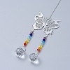 Crystals Chandelier Suncatchers Prisms Chakra Hanging Pendant AJEW-I040-10P-4