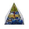 Orgonite Pyramid Resin Energy Generators DJEW-D013-06C-1