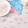 200Pcs 10 Style Transparent Acrylic Beads Sets MACR-TA0001-27-14