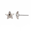 Star Stud Earrings for Women EJEW-S213-03A-01S-RS-3
