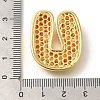 Brass Cubic Zirconia Pendants KK-M295-13G-U-3