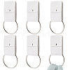 6Pcs PU Leather Towel Hook AJEW-CL0003-35B-1