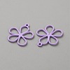 Hollow Out Spray Painted Alloy Pendants LS-FIND-WH20008-19B-2