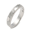 304 Stainless Steel Sun Shin Finger Ring for Women RJEW-B109-04P-3