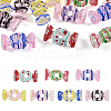  14Pcs 7 Style Transparent Acrylic Beads FIND-TA0002-42-1