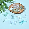 70Pcs 7 Styles Opaque & Transparent Acrylic Beads MACR-FS0002-13-10