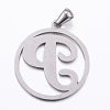 Non-Tarnish 304 Stainless Steel Pendants STAS-K162-069P-2