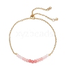 Adjustable 304 Stainless Steel Cable Chain Slider Bracelets BJEW-JB13089-4