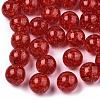 Transparent Crackle Acrylic Round Beads Strands CCG-R002-12mm-02-3