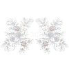 Polyester Acrylic Rhinestones Applique embroidery ABS Sequins FIND-WH20019-165A-05-6