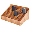 48-Grid Wooden Cell Phone Storage Box AJEW-WH0258-839A-1